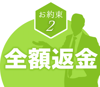 お約束2　全額返金